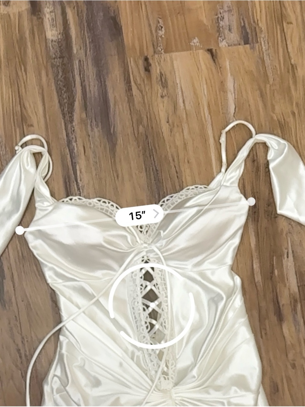 Lacemade St. Phoenix Corset Dress Satin White - Picture 4 of 10